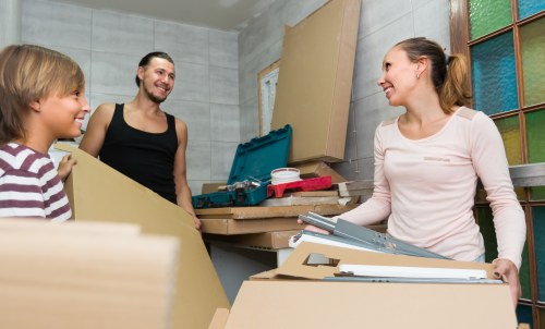 Local commercial moving team handling an office relocation in Belsize Park