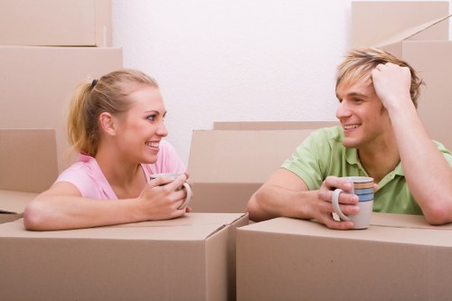 Commercial removals service handling office equipment near Belsize Park