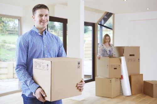 Belsize Park removals team managing waste separation and sustainable recycling