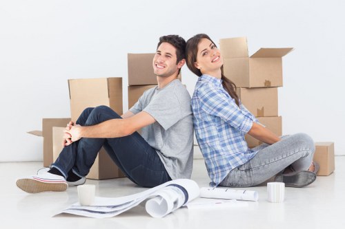 Local van service helping with a flat move near Belsize Park