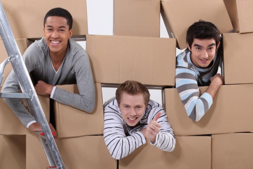 Careful handling of household items during a same day move