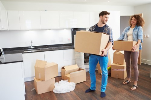 Moving truck service for residential moves in Belsize Park
