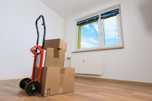 Pre-move packing and preparation for a flat removal